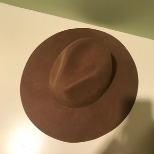 Wool stiff brim hat